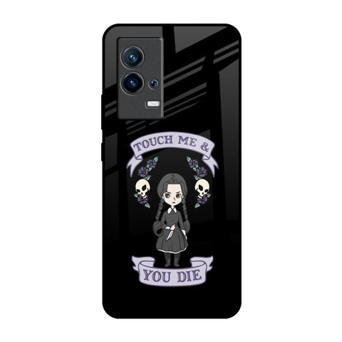Touch Me & You Die IQOO 9 5G Glass Back Cover Online