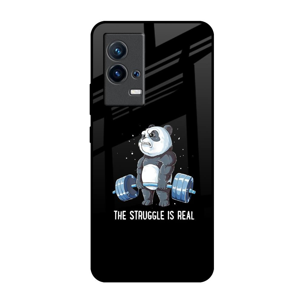 Real Struggle IQOO 9 5G Glass Back Cover Online