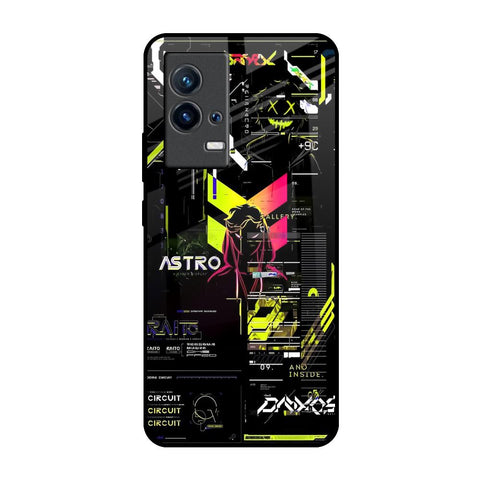 Astro Glitch IQOO 9 5G Glass Back Cover Online