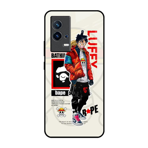 Bape Luffy IQOO 9 5G Glass Back Cover Online