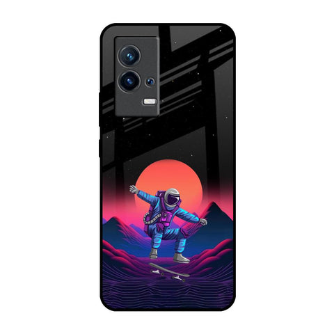 Retro Astronaut IQOO 9 5G Glass Back Cover Online