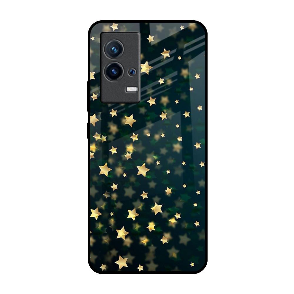 Dazzling Stars IQOO 9 5G Glass Back Cover Online