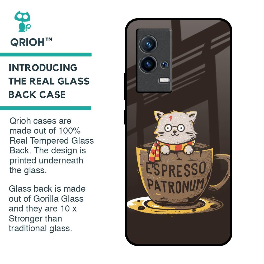 Tea With Kitty Glass Case For IQOO 9 5G