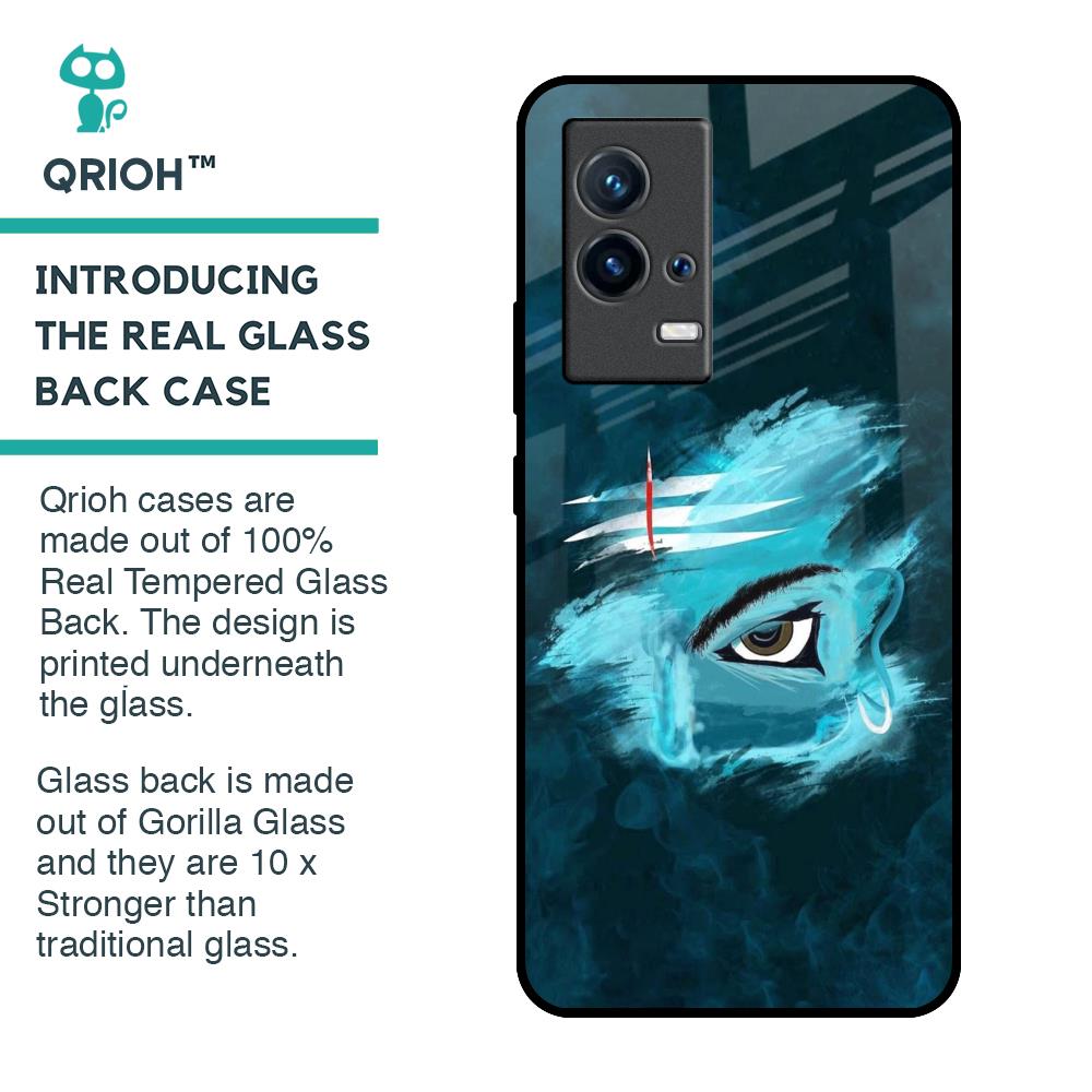 Power Of Trinetra Glass Case For IQOO 9 5G