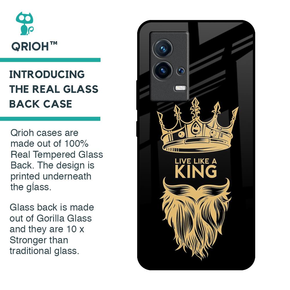 King Life Glass Case For IQOO 9 5G