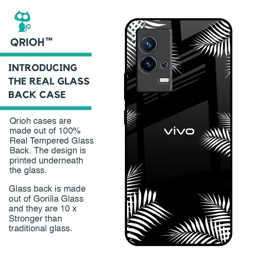 Zealand Fern Design Glass Case For IQOO 9 5G