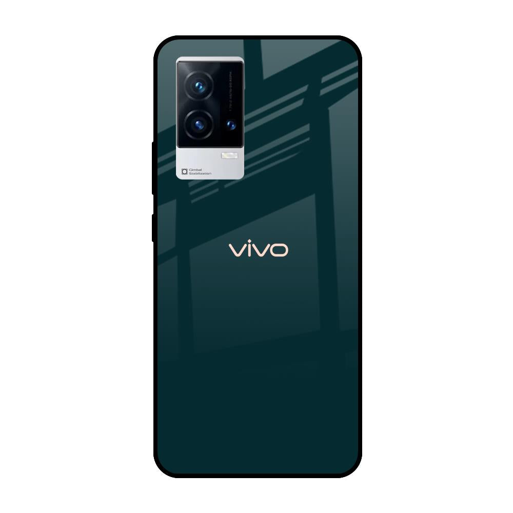 Hunter Green IQOO 9 5G Glass Cases & Covers Online