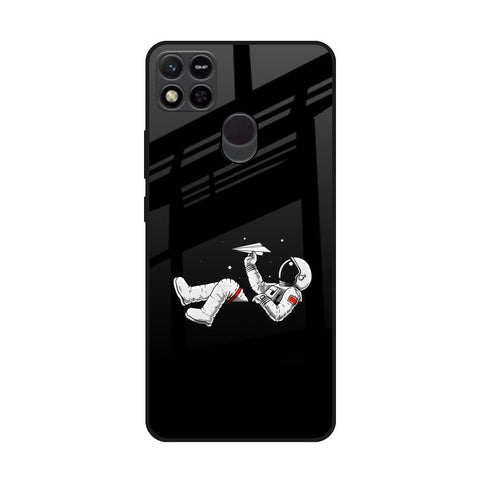 Space Traveller Redmi 10A Glass Back Cover Online
