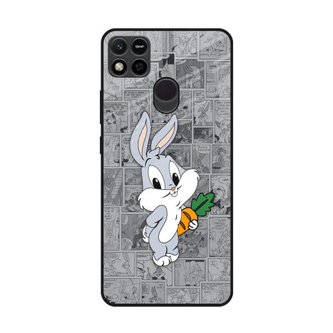 Cute Baby Bunny Redmi 10A Glass Back Cover Online