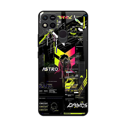 Astro Glitch Redmi 10A Glass Back Cover Online