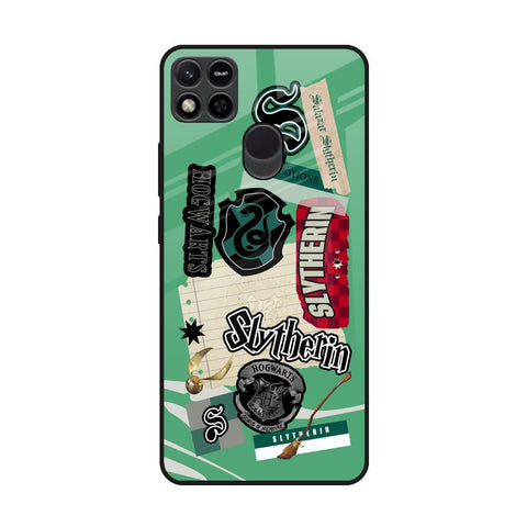 Slytherin Redmi 10A Glass Back Cover Online