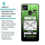 Zoro Wanted Glass Case for Redmi 10A