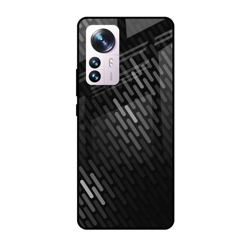 Dark Abstract Pattern Mi 12 Pro 5G Glass Cases & Covers Online
