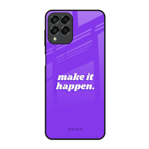 Make it Happen Samsung Galaxy M53 5G Glass Back Cover Online