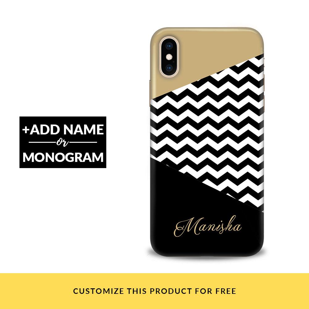 Jagged Contour Customized Phone Cover