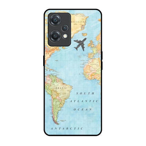 Travel Map OnePlus Nord CE 2 Lite 5G Glass Back Cover Online