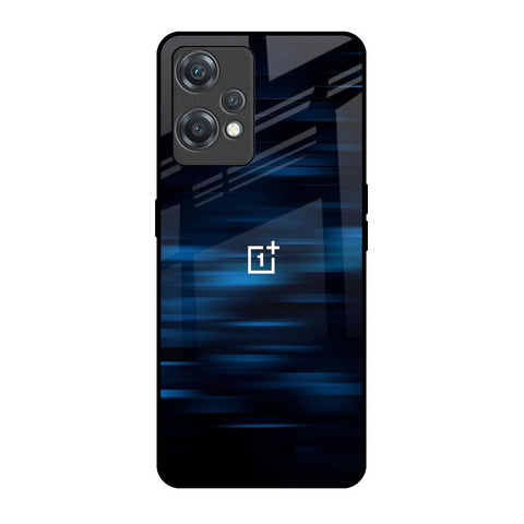 Blue Rough Abstract OnePlus Nord CE 2 Lite 5G Glass Back Cover Online