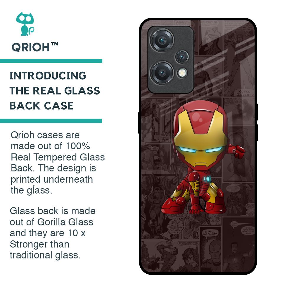 Angry Baby Super Hero Glass Case for OnePlus Nord CE 2 Lite 5G