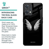 White Angel Wings Glass Case for OnePlus Nord CE 2 Lite 5G