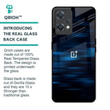 Blue Rough Abstract Glass Case for OnePlus Nord CE 2 Lite 5G