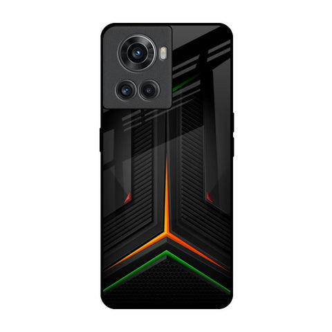 Modern Ultra Chevron OnePlus 10R 5G Glass Back Cover Online