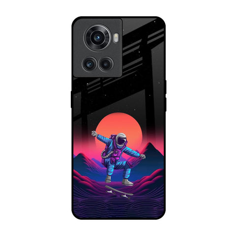 Retro Astronaut OnePlus 10R 5G Glass Back Cover Online