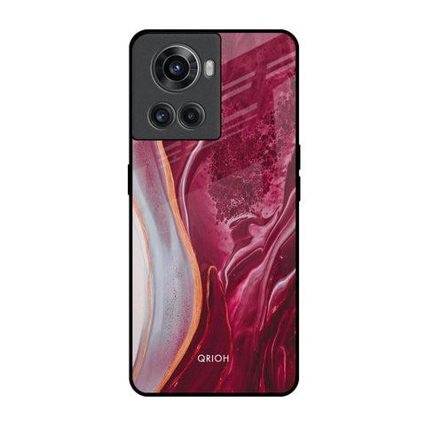Crimson Ruby OnePlus 10R 5G Glass Back Cover Online