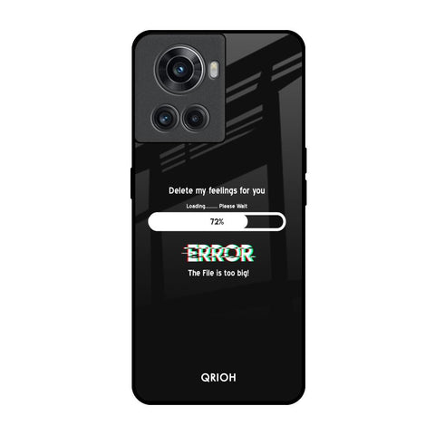 Error OnePlus 10R 5G Glass Back Cover Online