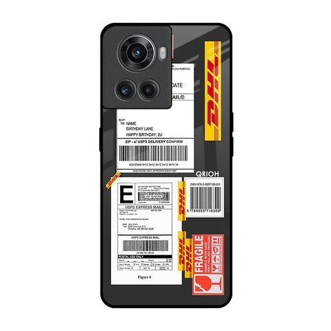 Cool Barcode Label OnePlus 10R 5G Glass Back Cover Online