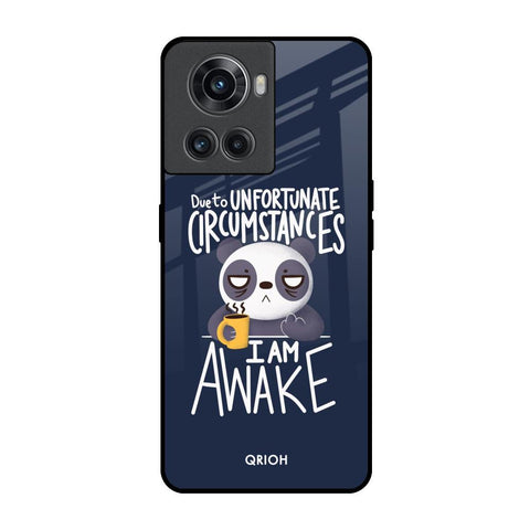 Struggling Panda OnePlus 10R 5G Glass Back Cover Online