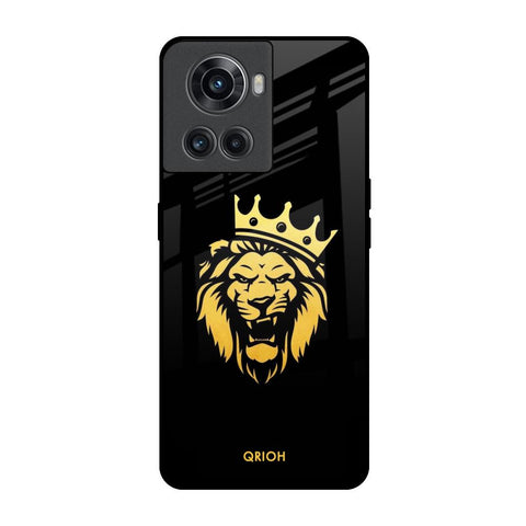 Lion The King OnePlus 10R 5G Glass Back Cover Online