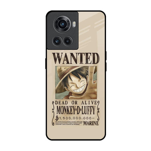 Luffy Wanted OnePlus 10R 5G Glass Back Cover Online