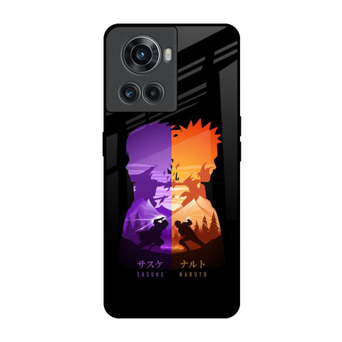 Minimalist Anime OnePlus 10R 5G Glass Back Cover Online