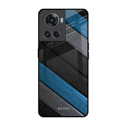 Multicolor Wooden Effect OnePlus 10R 5G Glass Back Cover Online