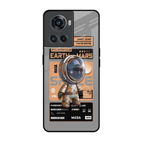 Space Ticket OnePlus 10R 5G Glass Back Cover Online