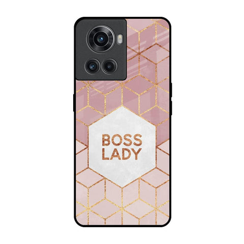 Boss Lady OnePlus 10R 5G Glass Back Cover Online
