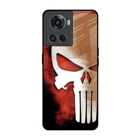 Red Skull OnePlus 10R 5G Glass Back Cover Online