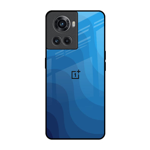 Blue Wave Abstract OnePlus 10R 5G Glass Back Cover Online