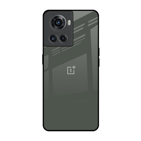 Charcoal OnePlus 10R 5G Glass Back Cover Online