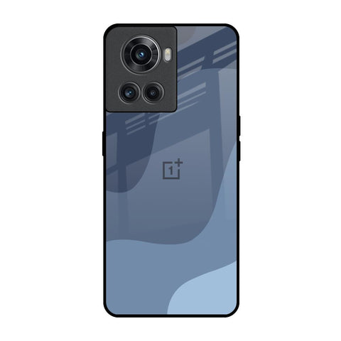 Navy Blue Ombre OnePlus 10R 5G Glass Back Cover Online