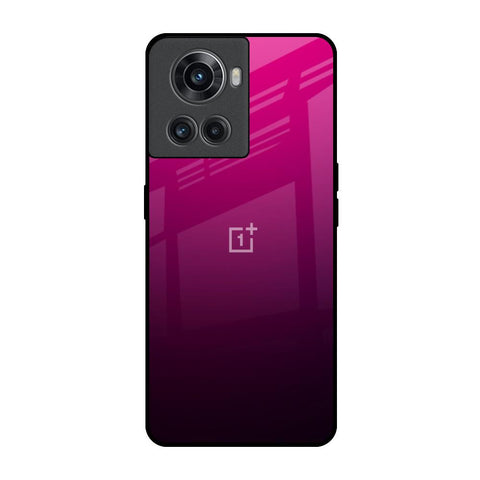 Purple Ombre Pattern OnePlus 10R 5G Glass Back Cover Online