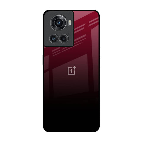 Wine Red OnePlus 10R 5G Glass Back Cover Online