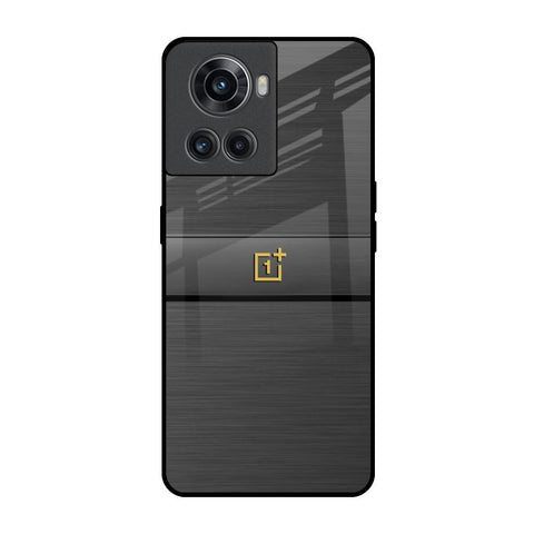 Grey Metallic Glass OnePlus 10R 5G Glass Back Cover Online