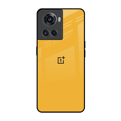 Fluorescent Yellow OnePlus 10R 5G Glass Back Cover Online