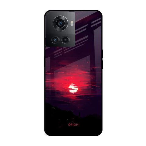 Morning Red Sky OnePlus 10R 5G Glass Cases & Covers Online