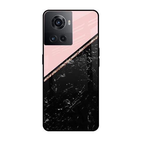 Marble Texture Pink OnePlus 10R 5G Glass Cases & Covers Online