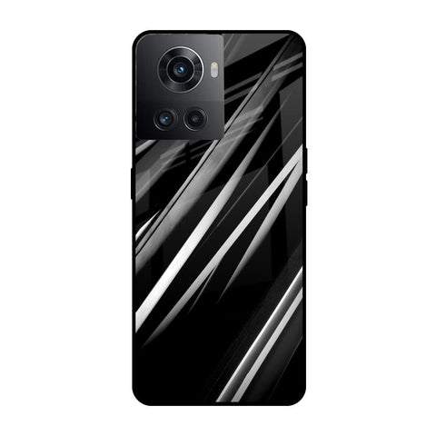 Black & Grey Gradient OnePlus 10R 5G Glass Cases & Covers Online
