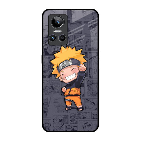 Orange Chubby Realme GT Neo 3 Glass Back Cover Online