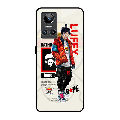 Bape Luffy Realme GT Neo 3 Glass Back Cover Online