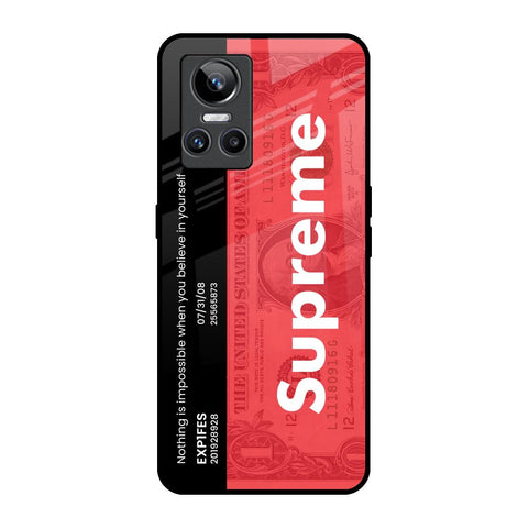 Supreme Ticket Realme GT Neo 3 Glass Back Cover Online